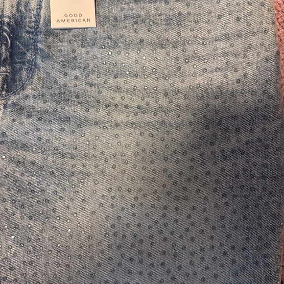 Good American Gem Good Icon High-Rise Straight-Leg Jeans - Orig $249 - NWT - Picture 10 of 10